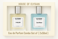 1 Million + Cool Wave perfume combo 2×50ml – House of Elysian