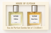 1 Million + Moon Paris perfume combo 2×50ml – House of Elysian