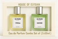 1 Million + Sauvage perfume combo 2×50ml – House of Elysian