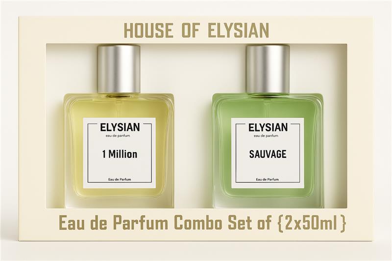 1 Million + Sauvage perfume combo 2×50ml – House of Elysian