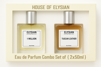 1 Million + Tuscan Leather perfume combo 2×50ml – House of Elysian