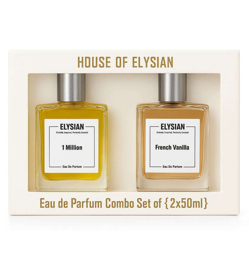 1 Million + French Vanilla perfume combo 2×50ml – House of Elysian