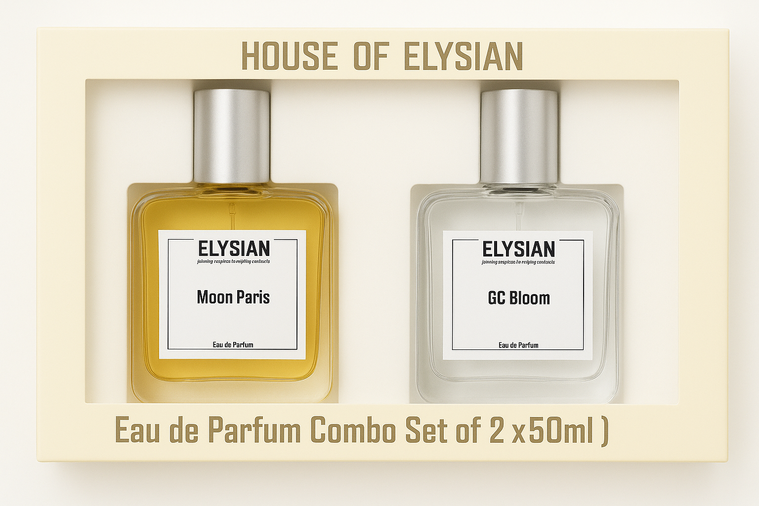 Moon Paris and GC Bloom perfume combo 2×50ml – House of Elysian