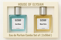 Cool Wave + Moon Paris perfume combo 2×50ml – House of Elysian