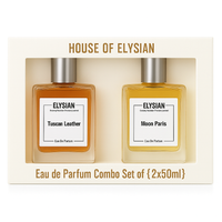 Tuscan Leather + Moon Paris perfume combo 2×50ml – House of Elysian